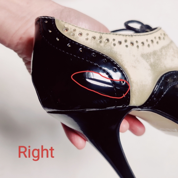 Aldo Tuxedo Oxford High Heels Shoes Women's Size 38 or 7.5 US - Picture 11 of 13